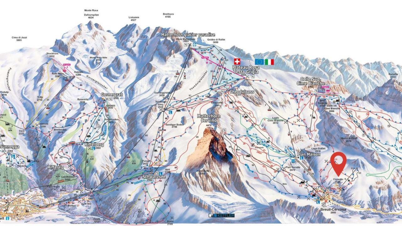 Апартаменты Le Petit Refuge Cervinia Брей-Червиния Экстерьер фото